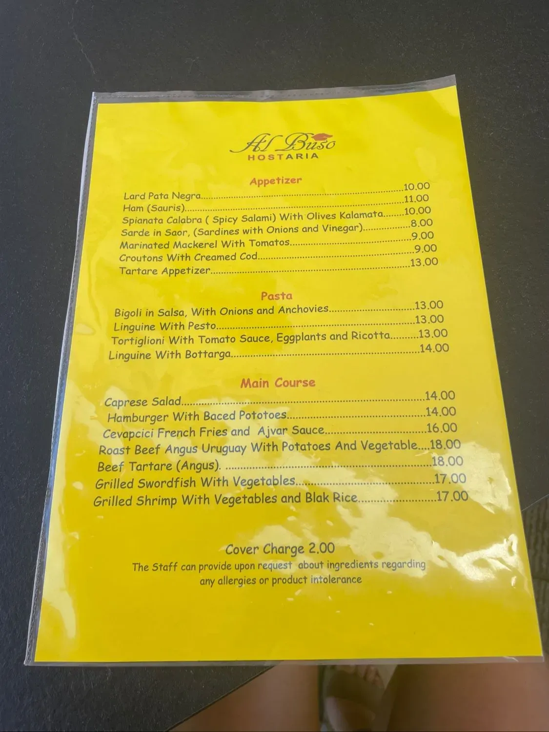 Menu 3