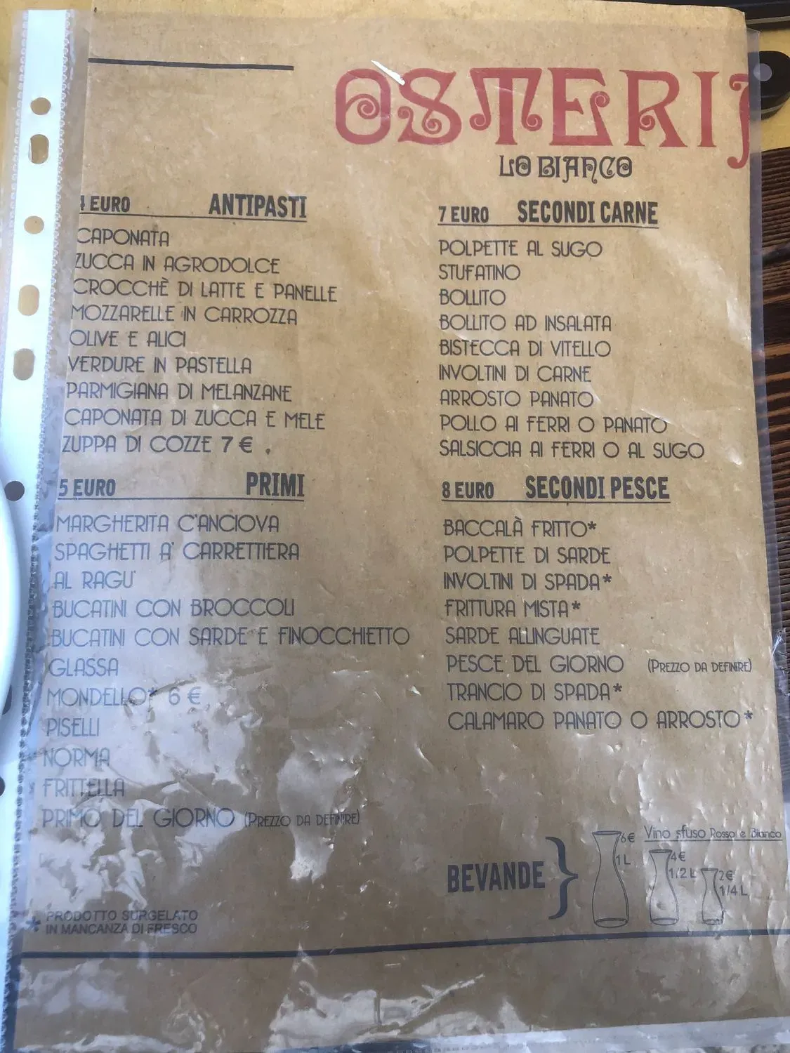 Menu 2