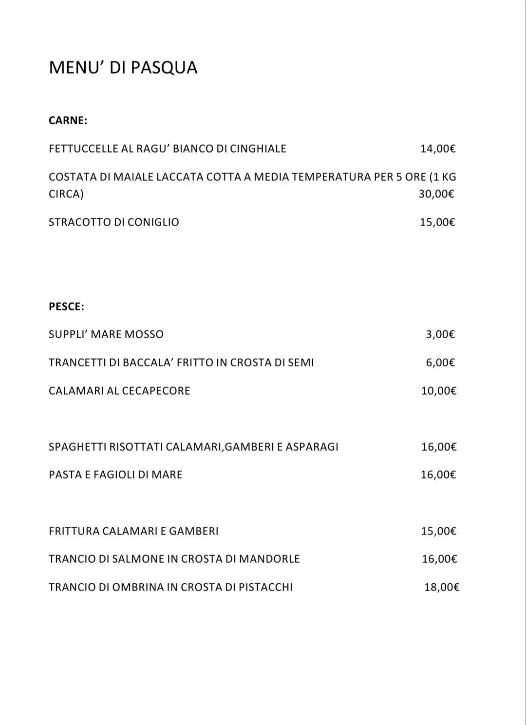 Menu 2