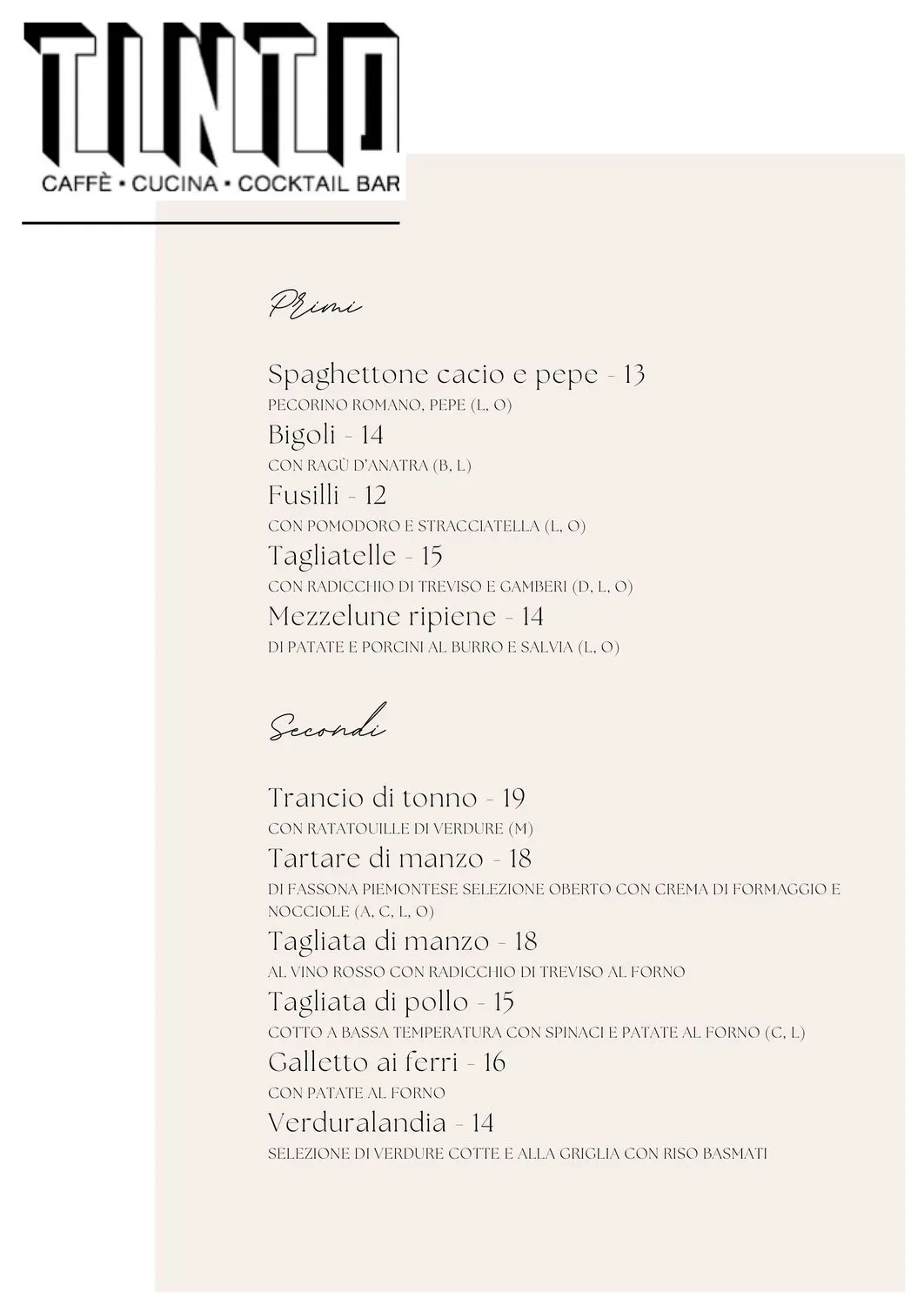 Menu 2