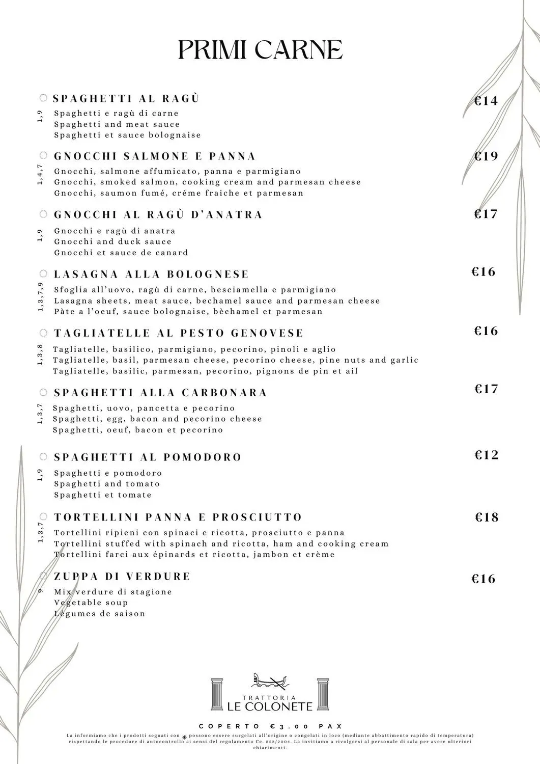 Menu 3