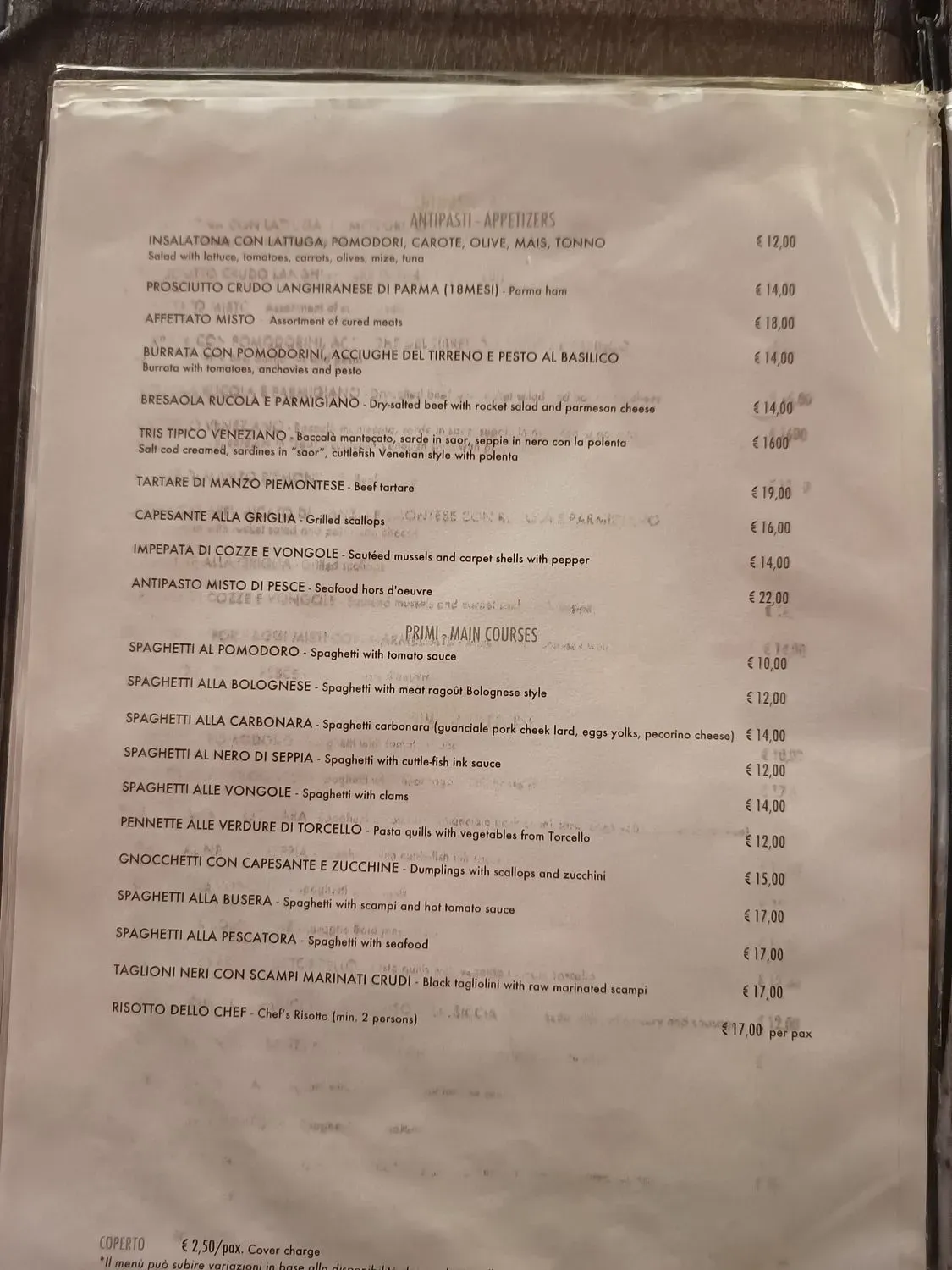 Menu 2