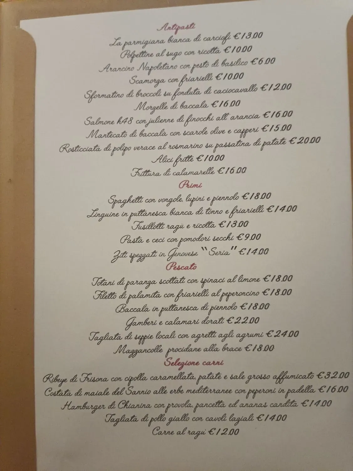 Menu 2