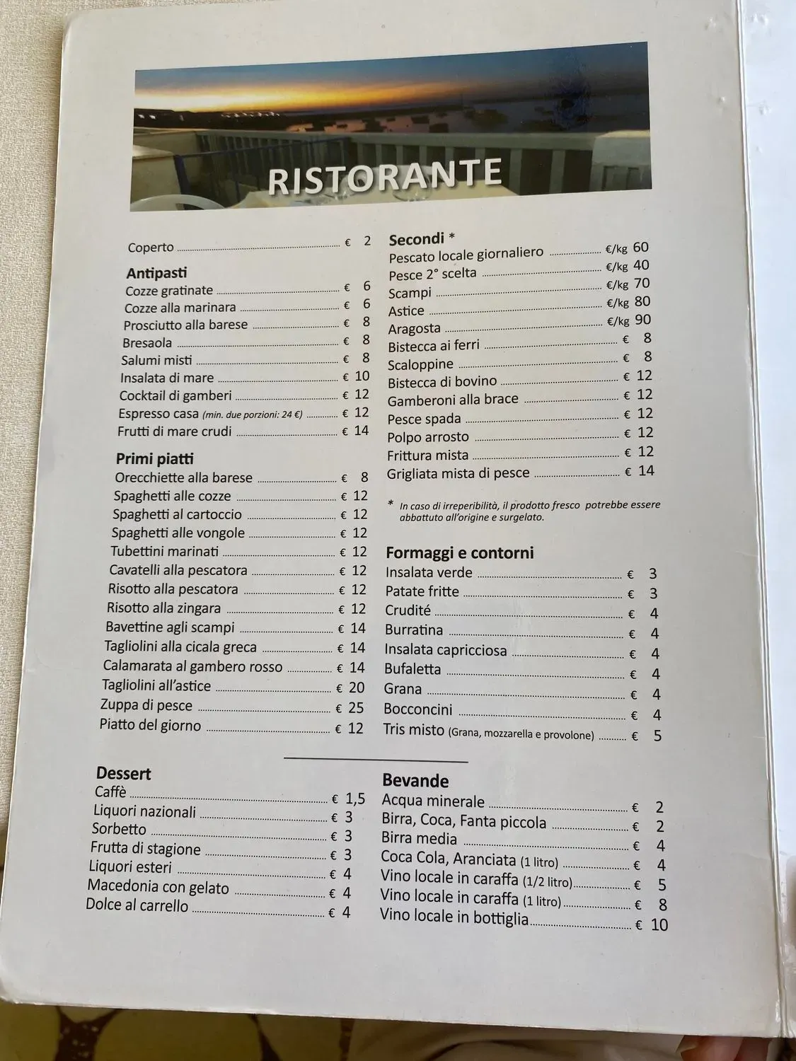 Menu 3