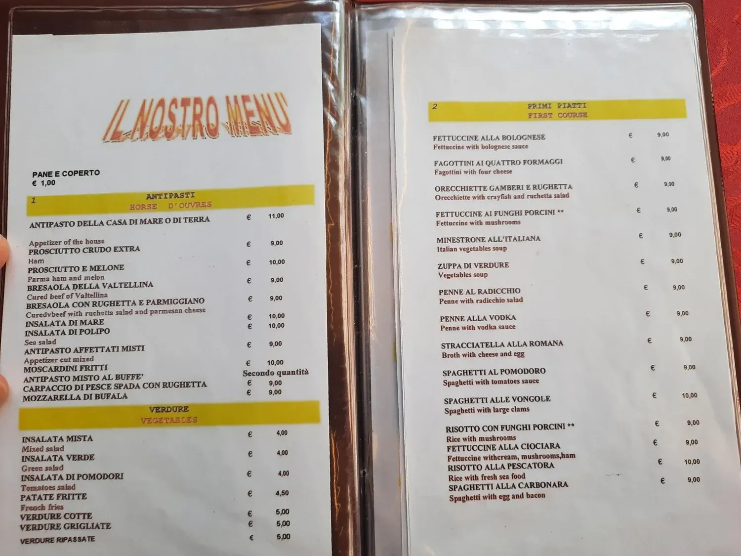 Menu 2