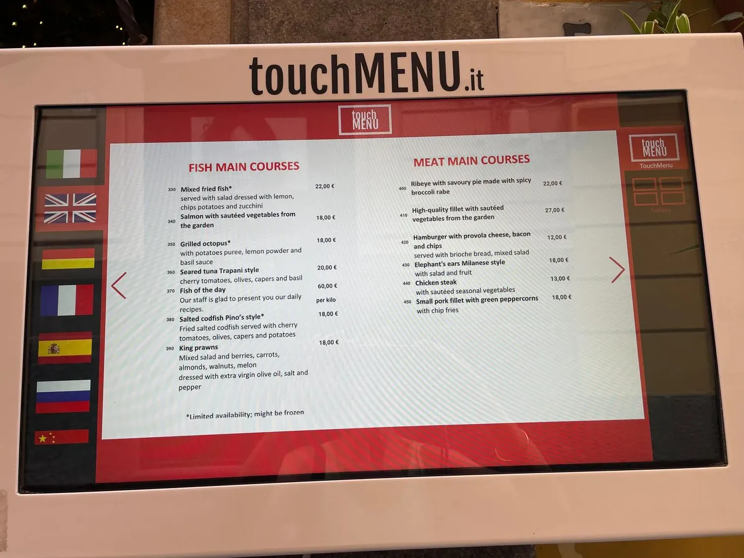 Menu 2