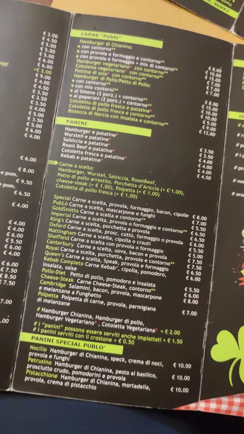 Menu 2