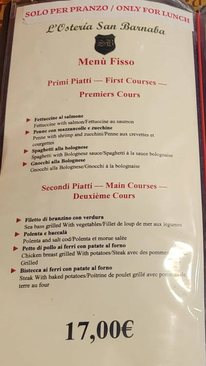 Menu 2