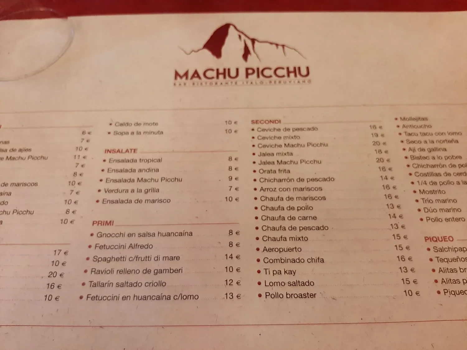 Menu 2