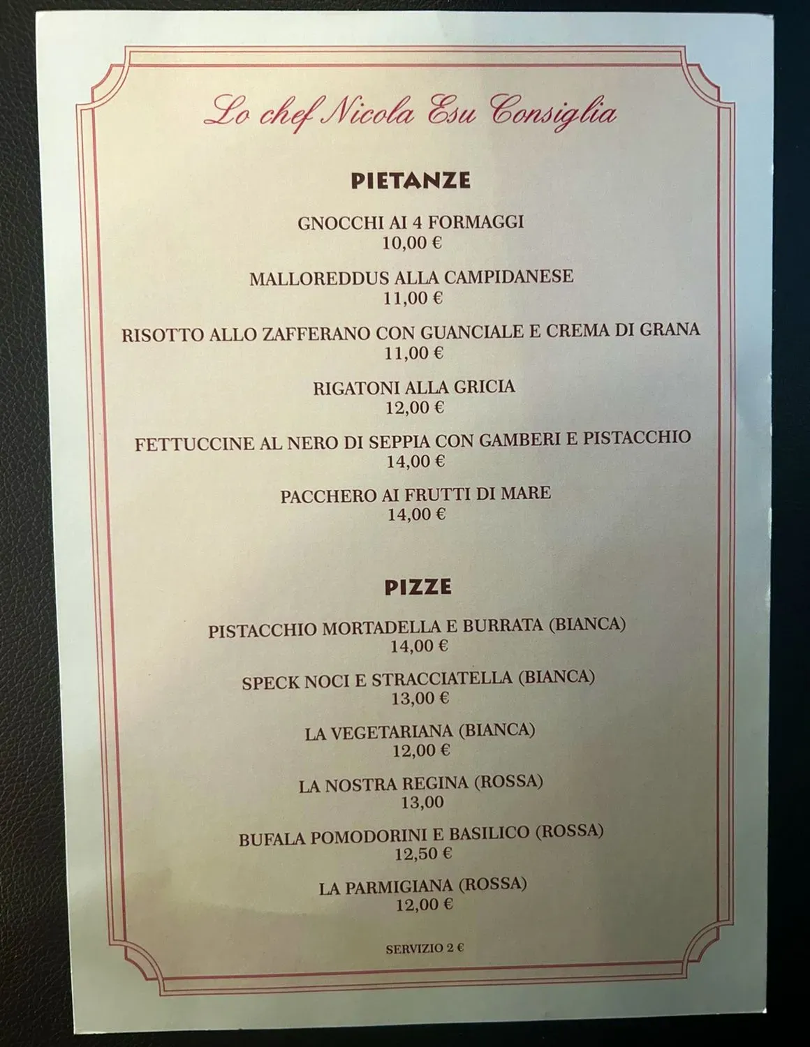 Menu 3