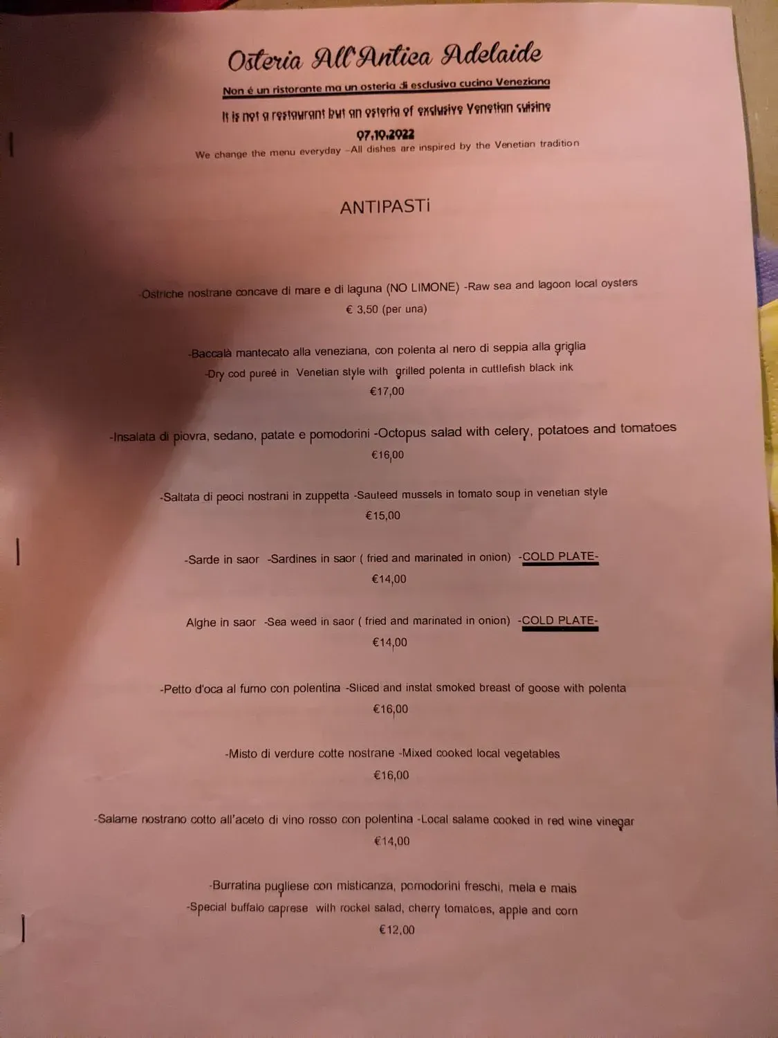 Menu 2