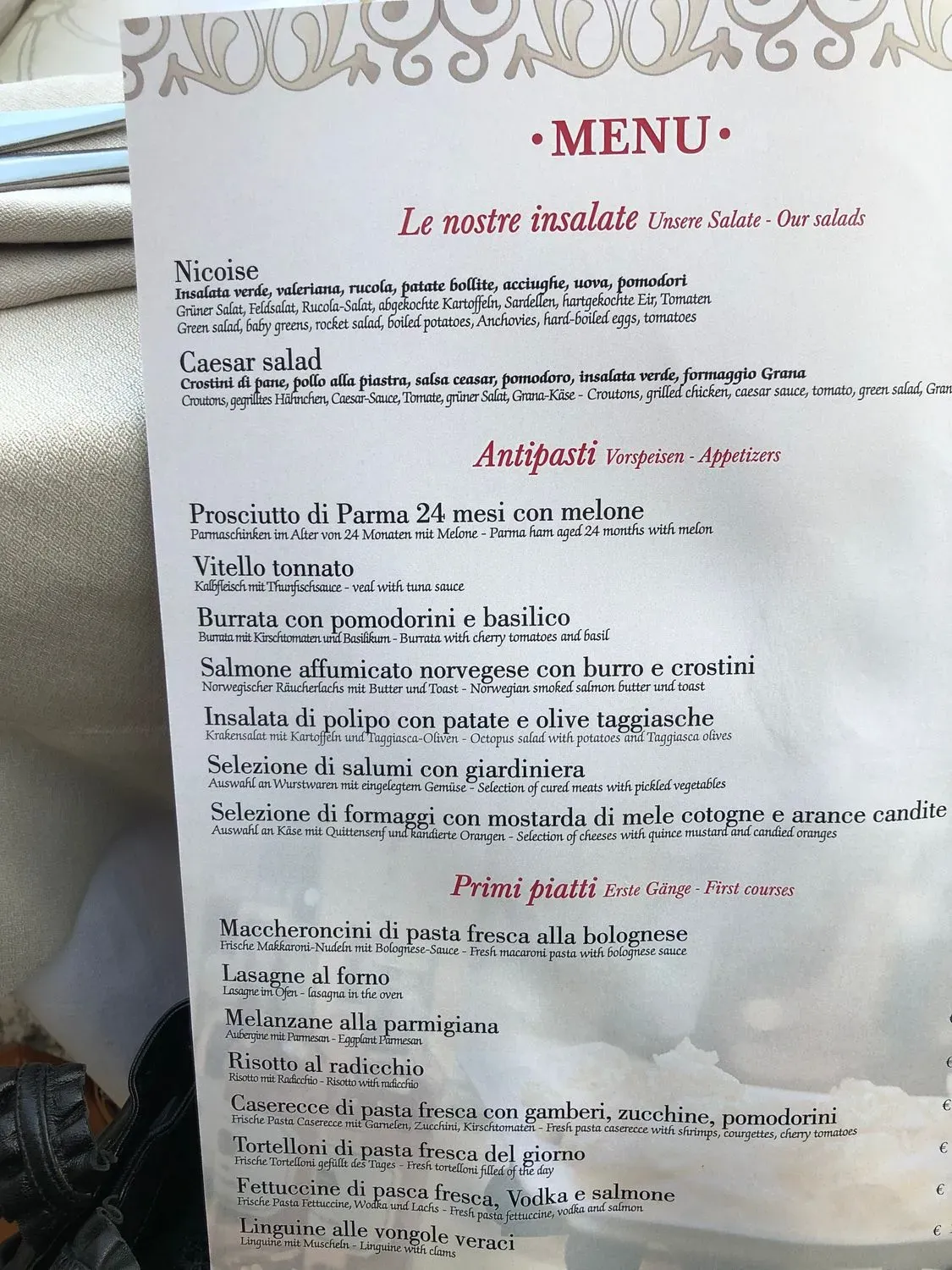 Menu 2