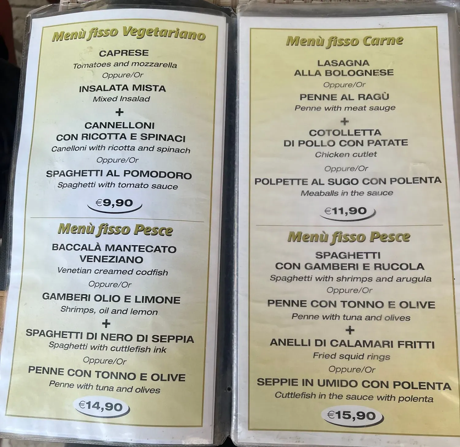 Menu 2