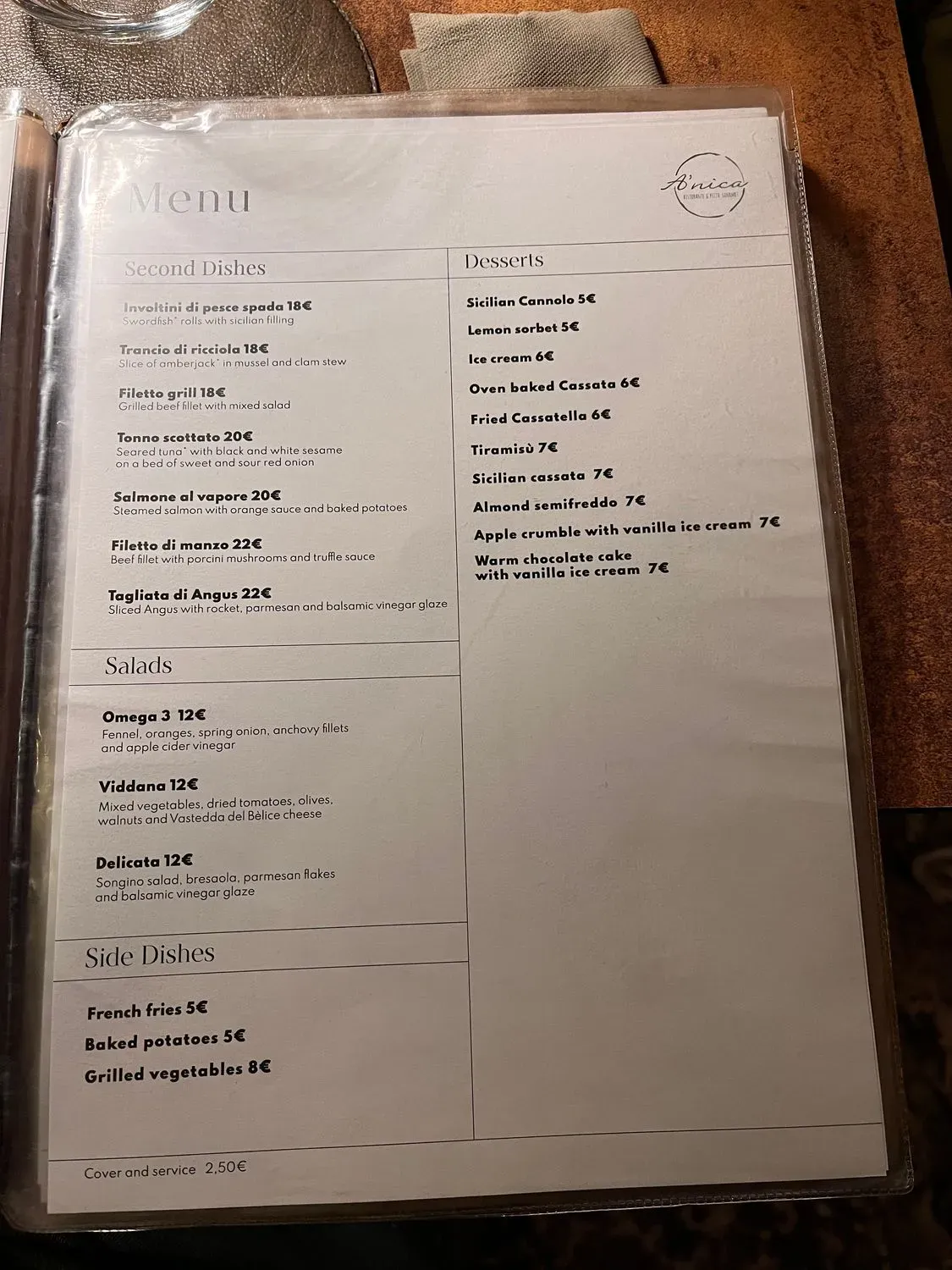 Menu 2