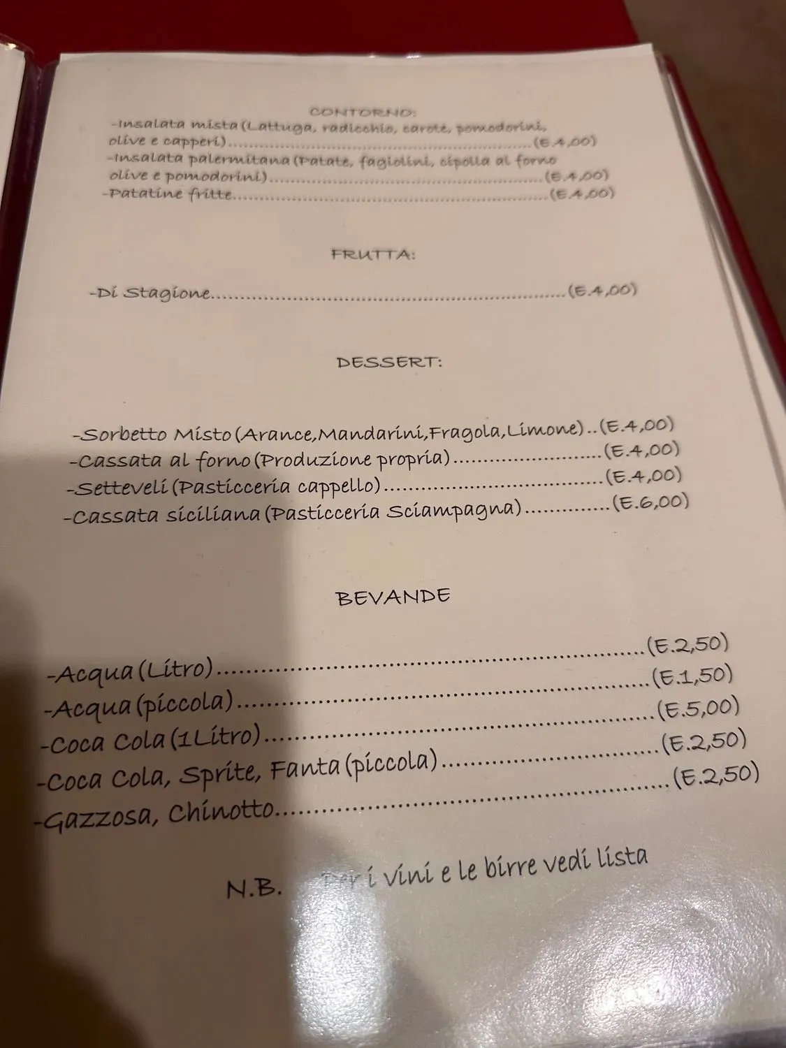 Menu 2