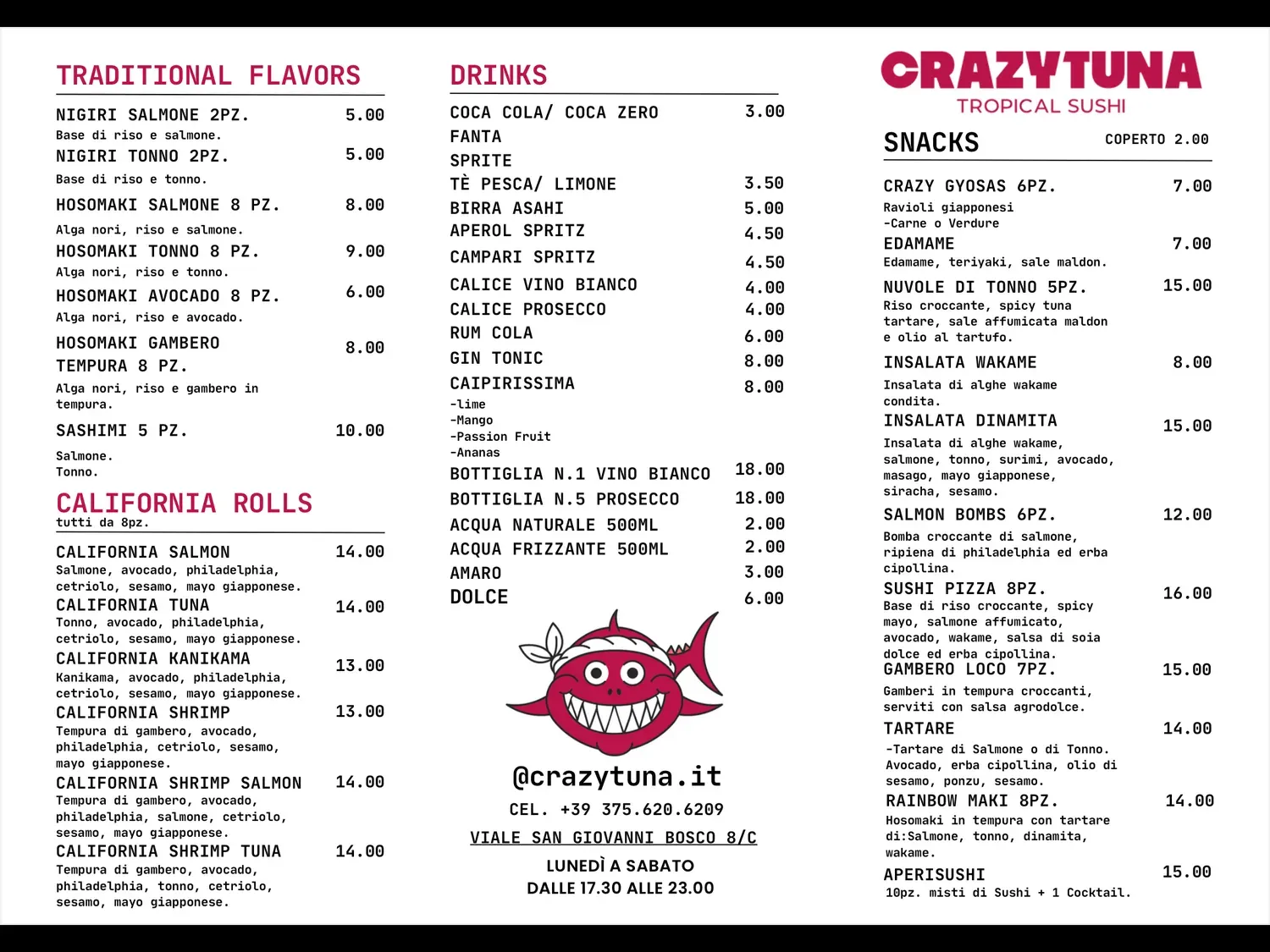 Menu 3