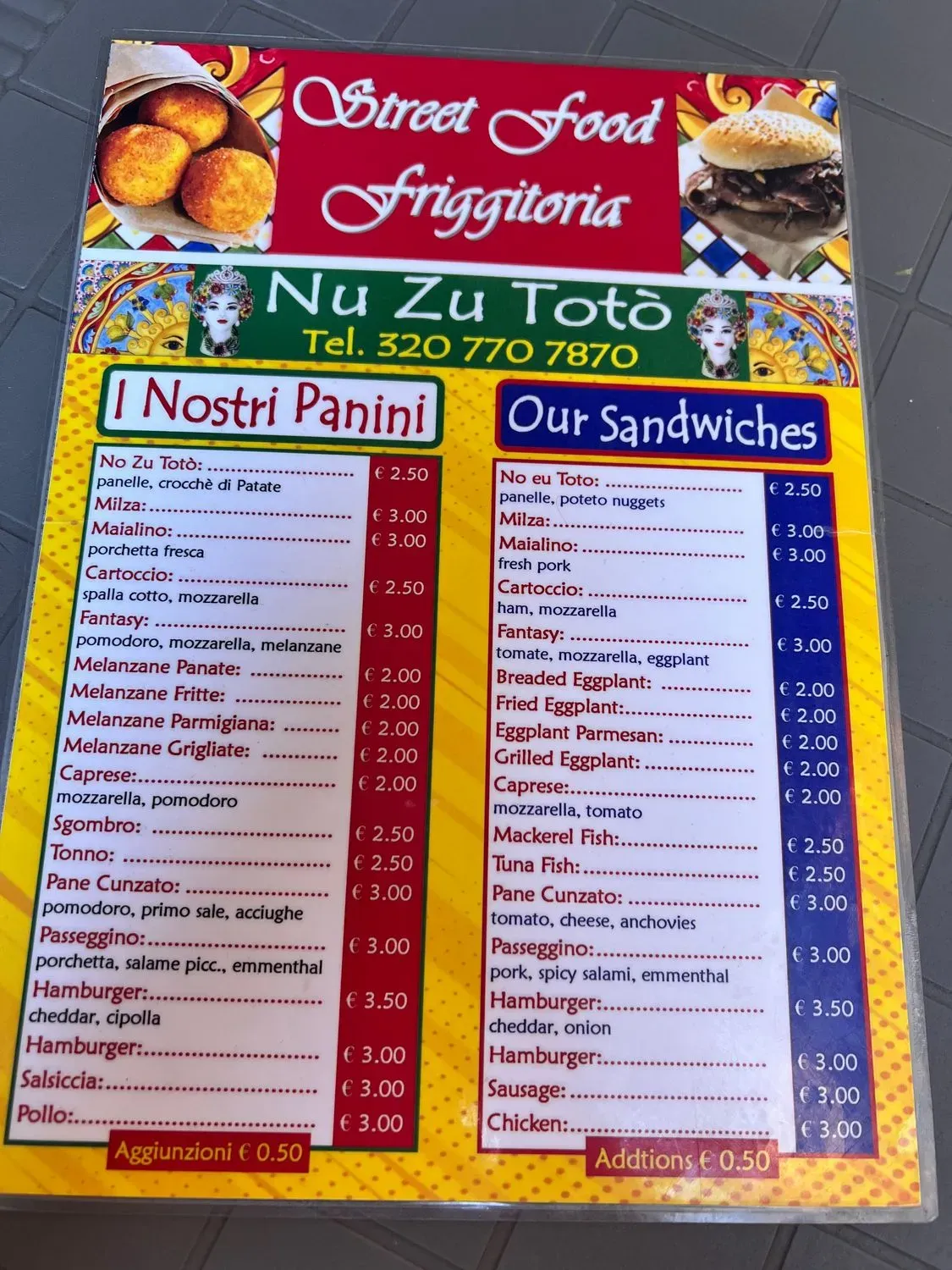 Menu 3