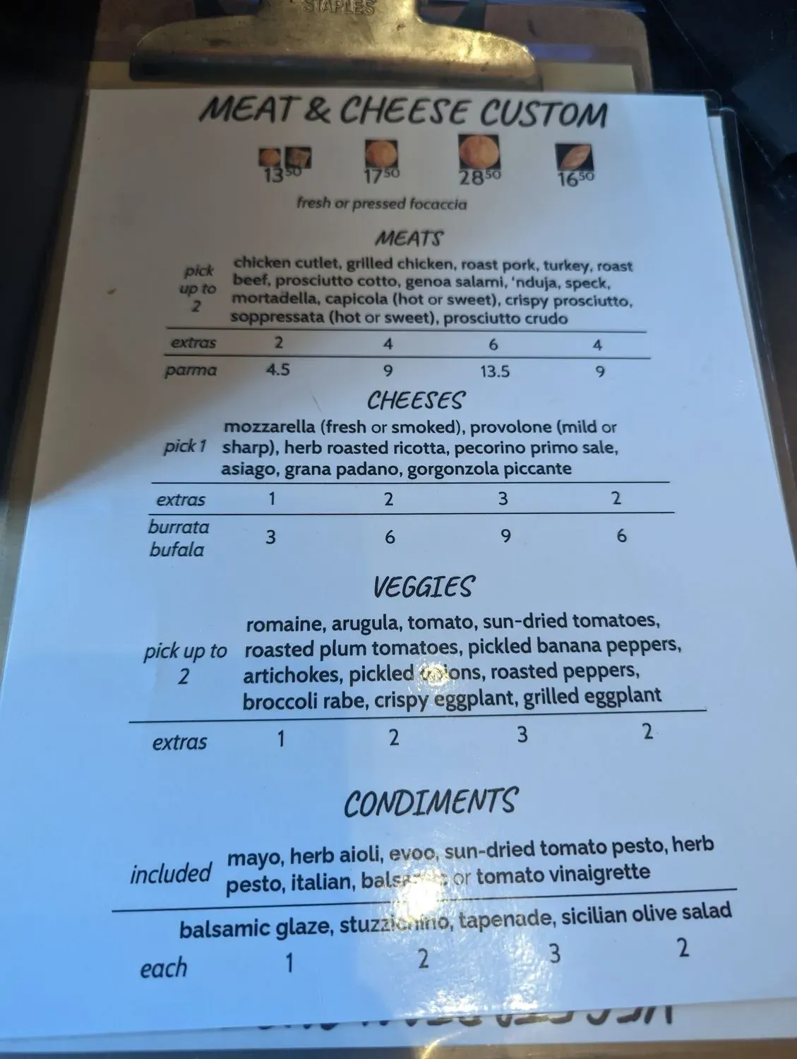 Menu 5