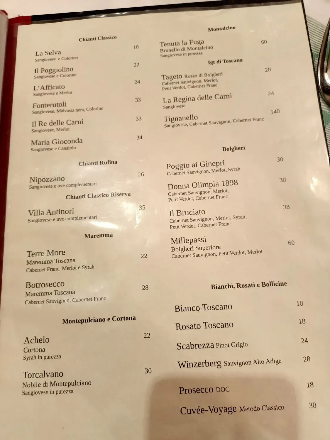 Menu 2