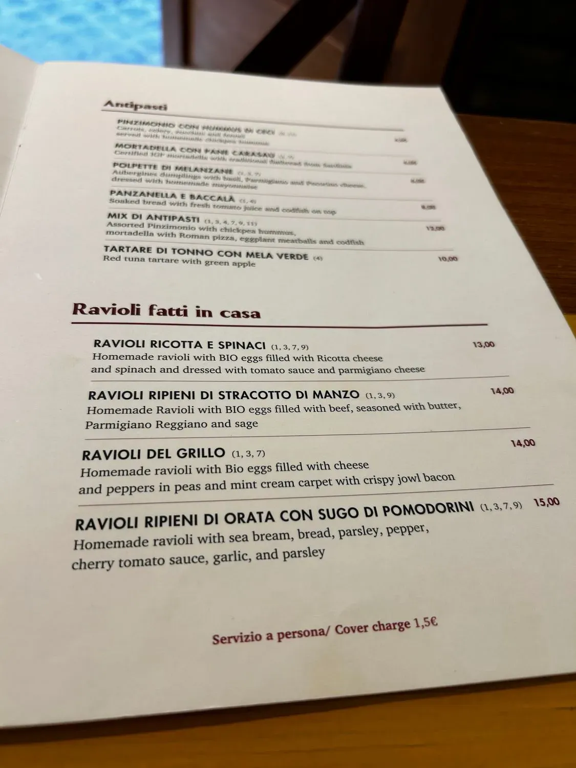 Menu 2