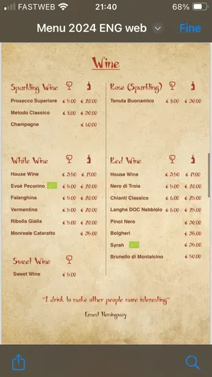 Menu 2