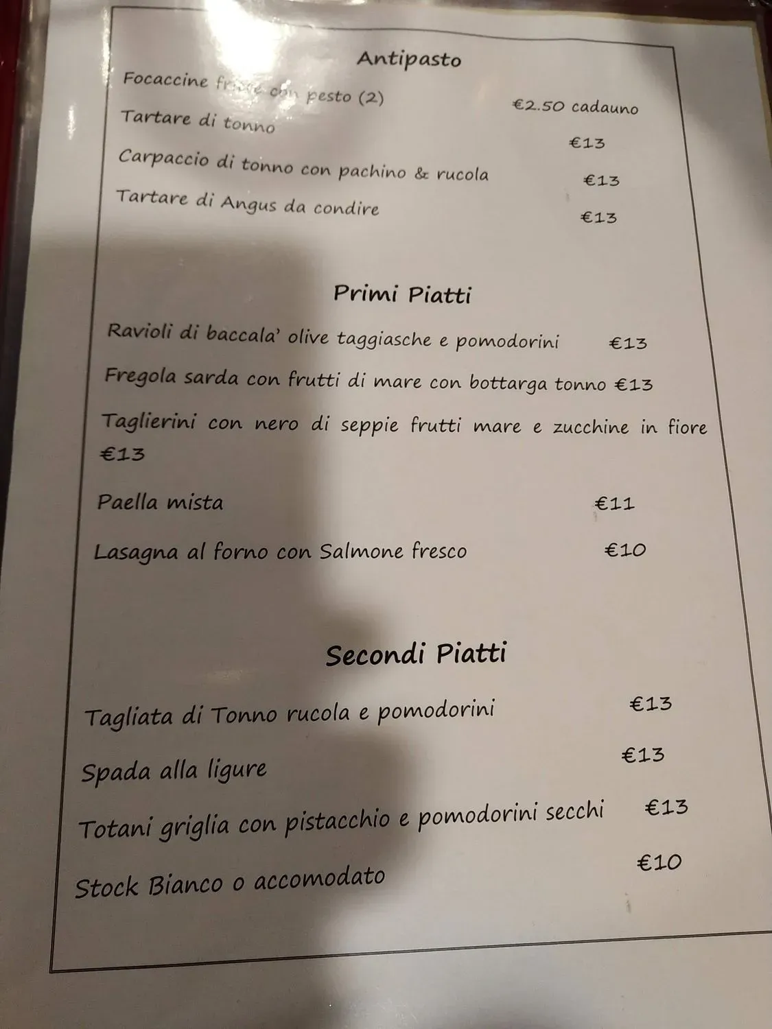 Menu 2