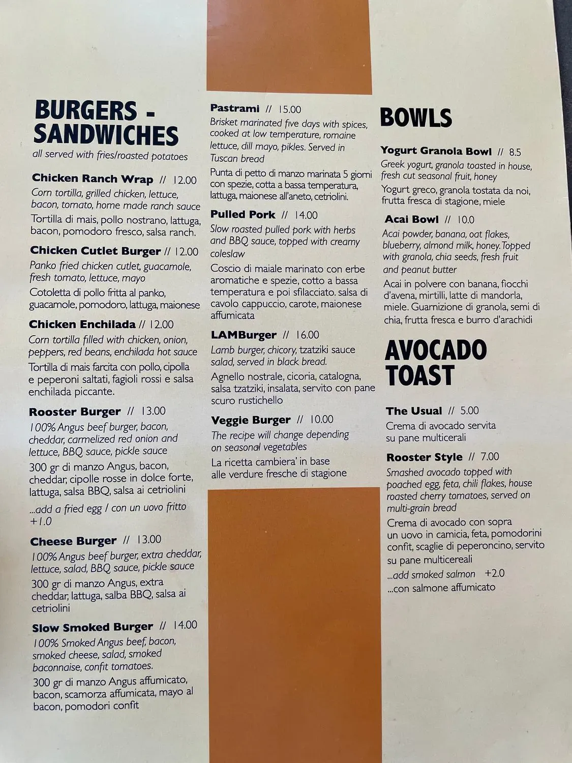 Menu 4