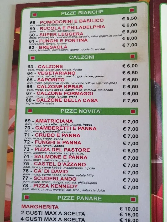 Menu 2