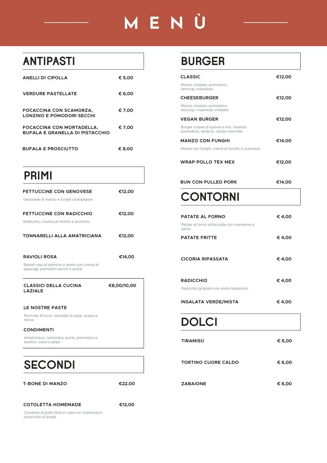 Menu 2