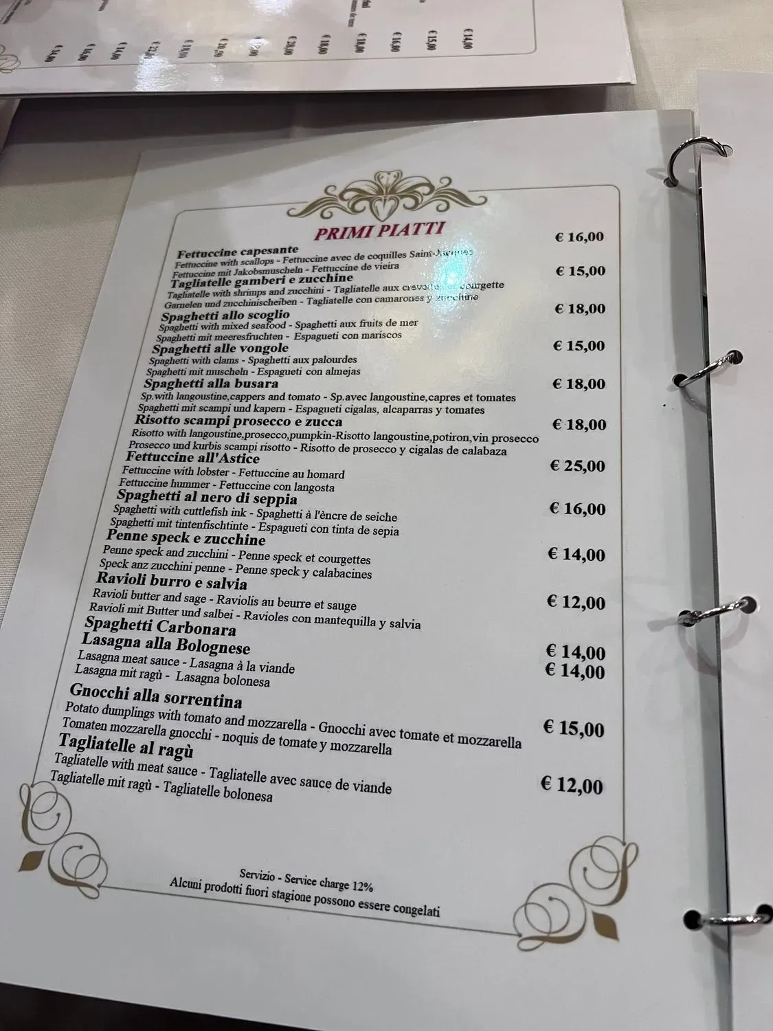 Menu 2