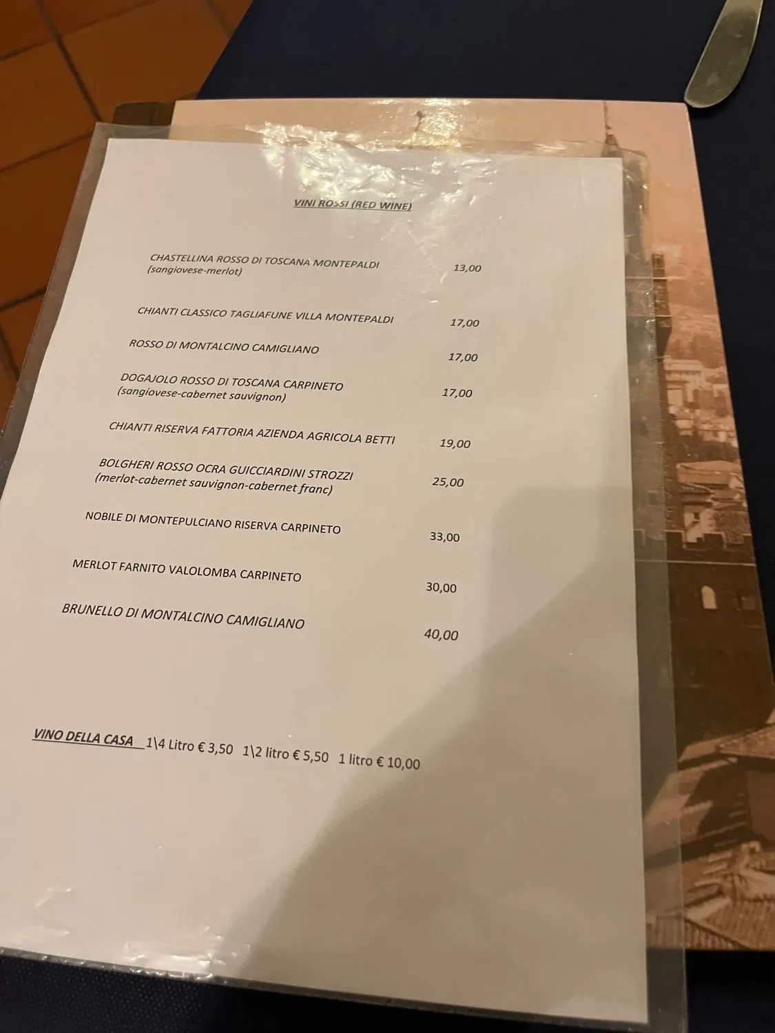 Menu 6