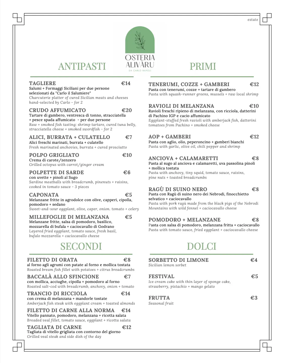 Menu 2