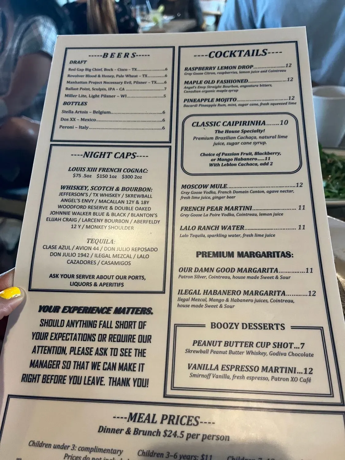 Menu 6