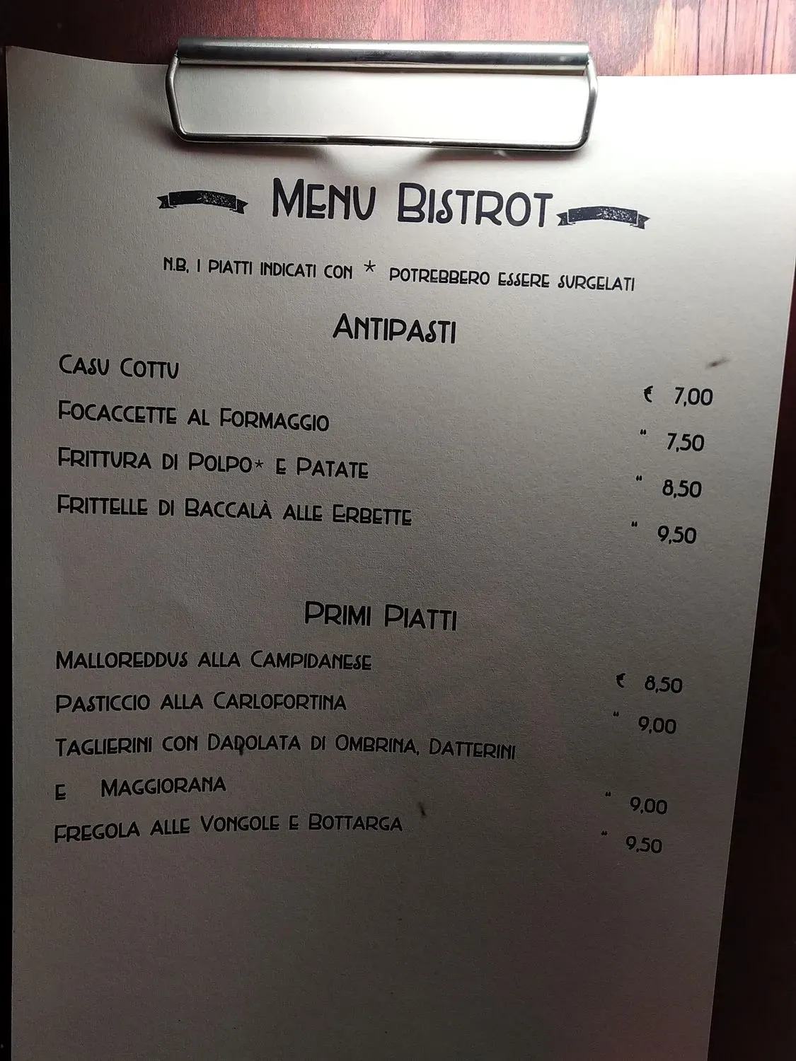 Menu 2