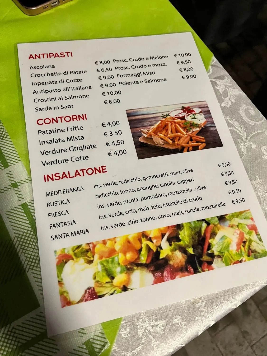 Menu 2