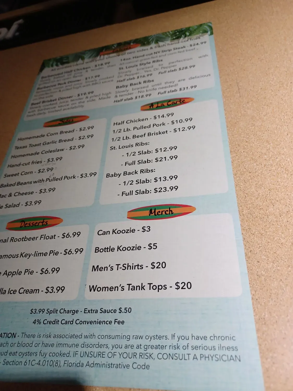 Menu 4