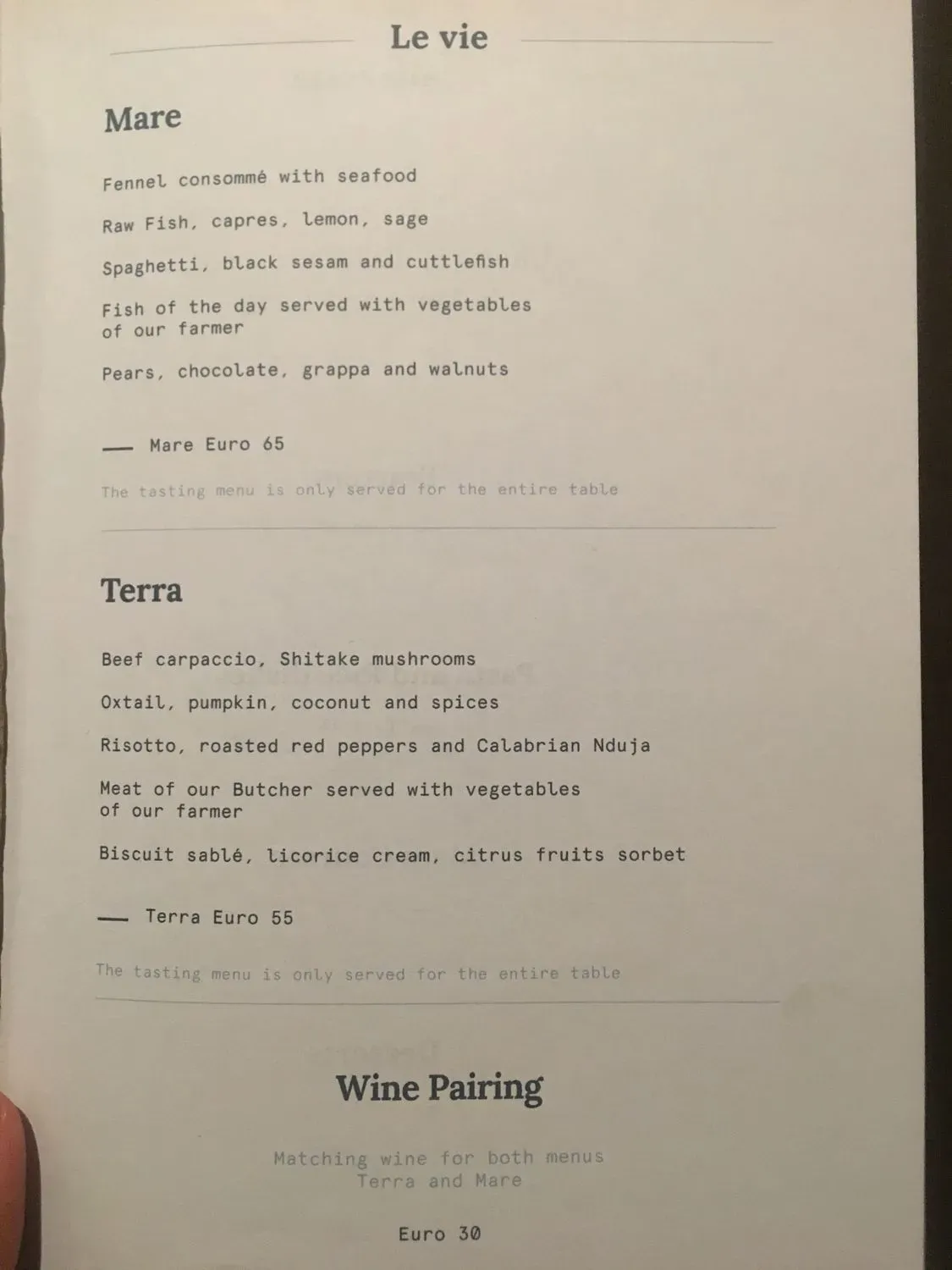 Menu 2