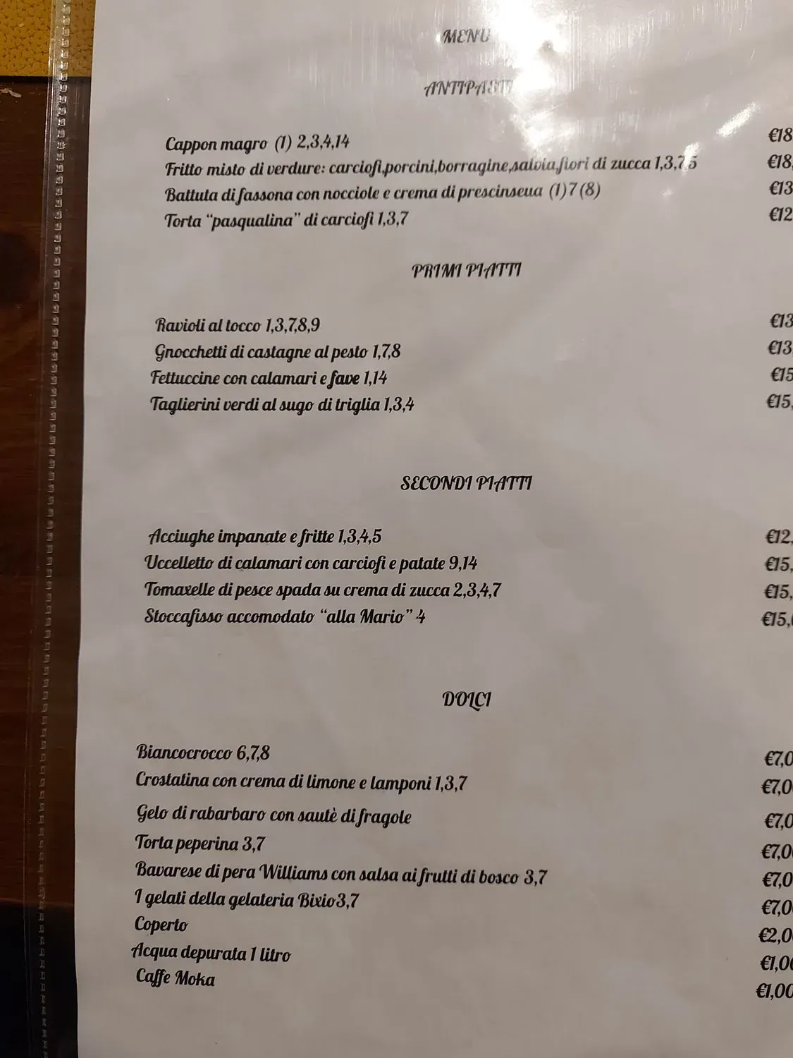 Menu 2