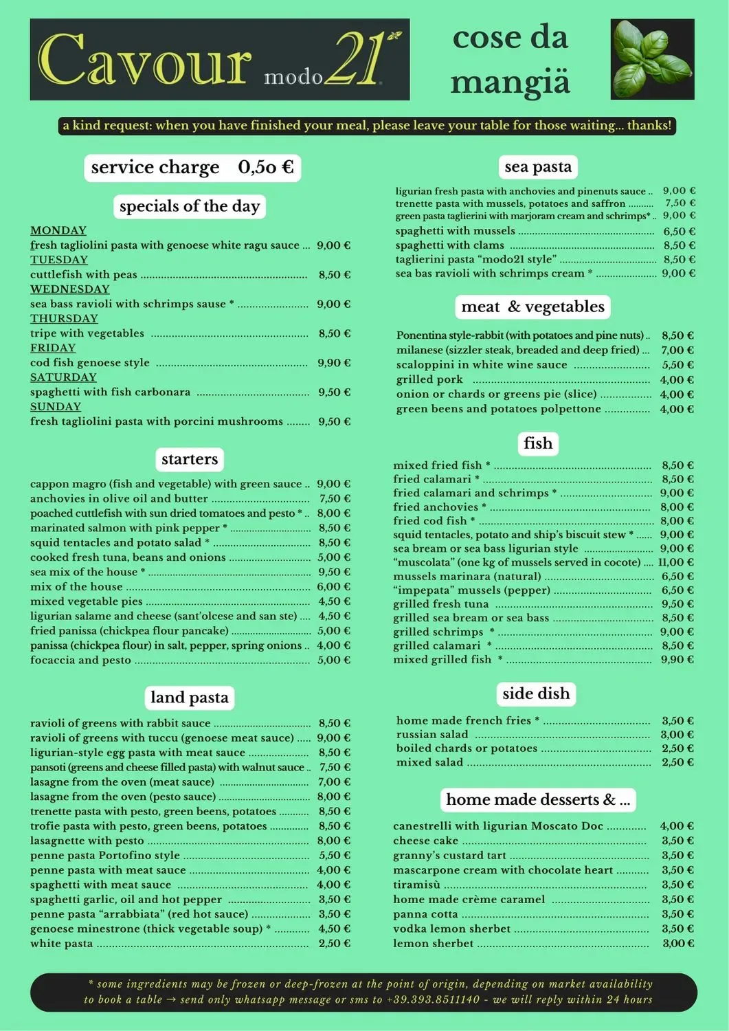 Menu 2