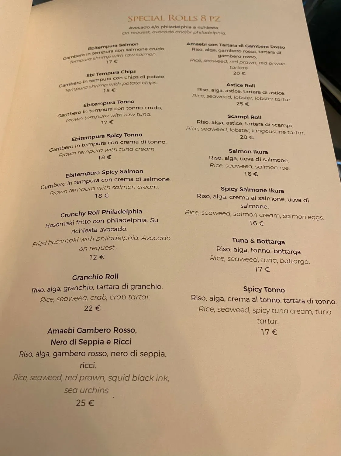 Menu 2