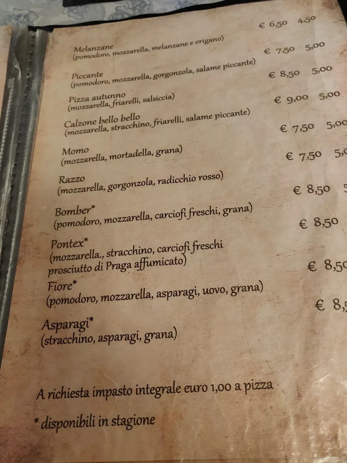 Menu 2