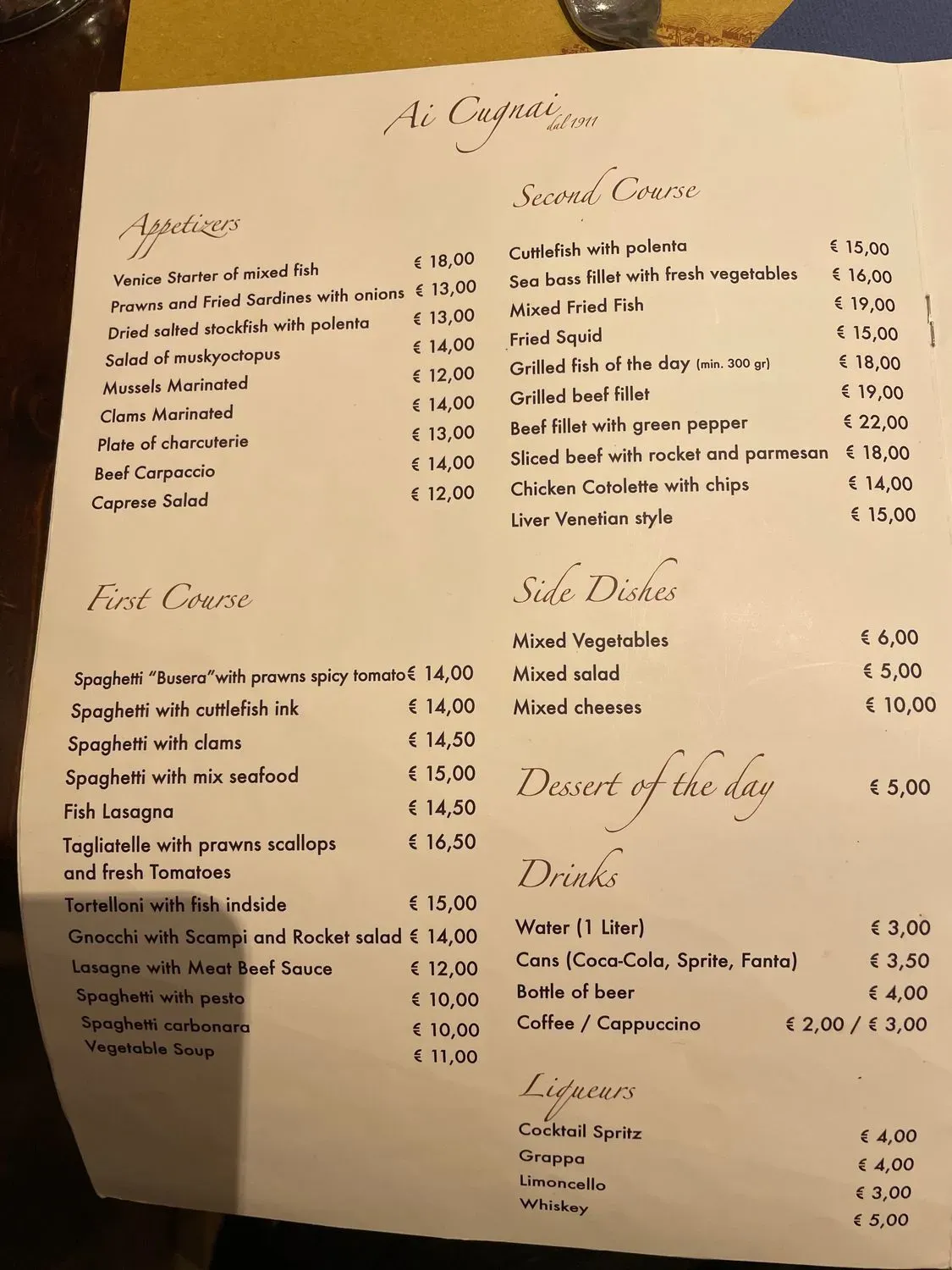 Menu 2