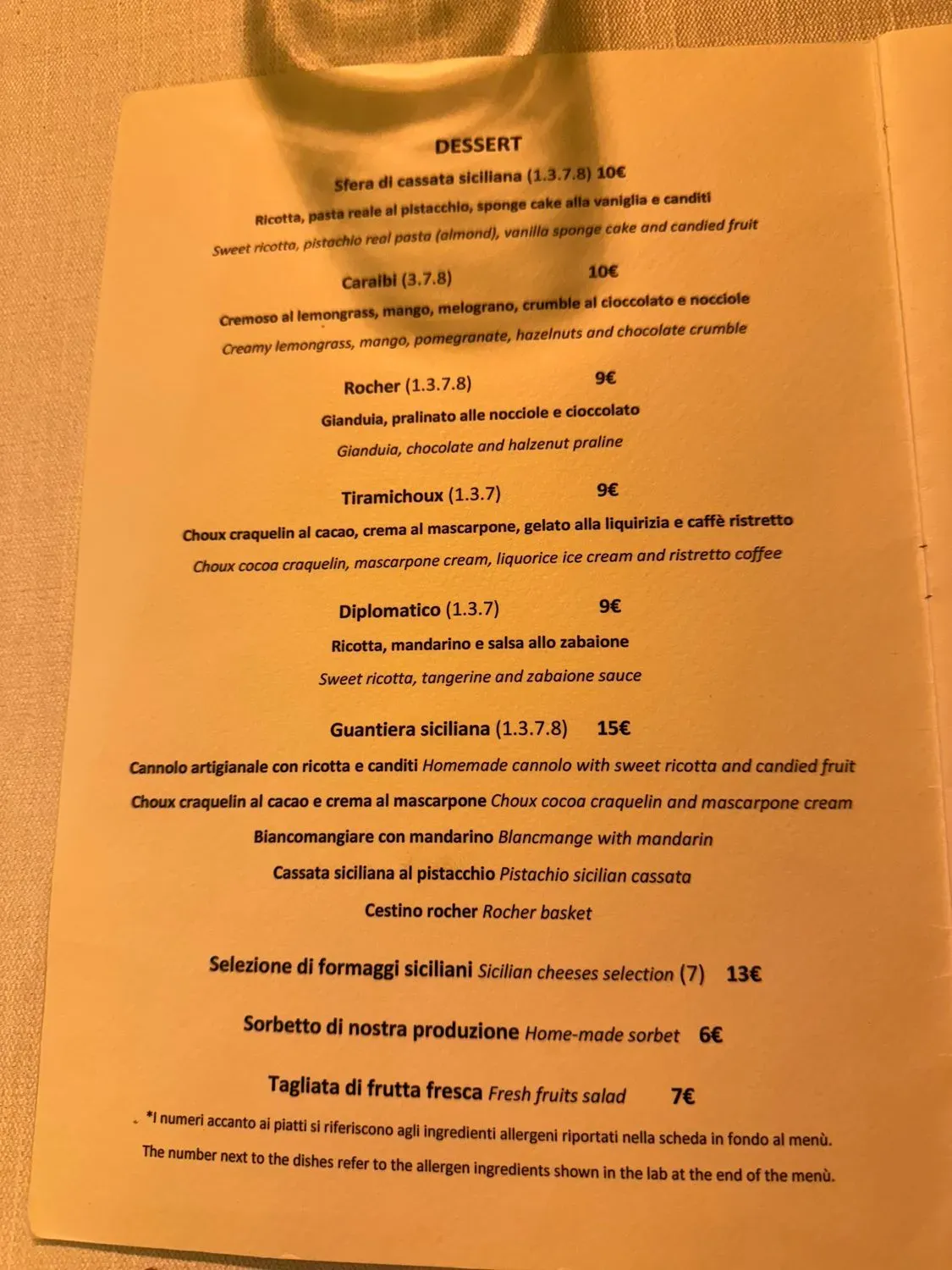 Menu 3