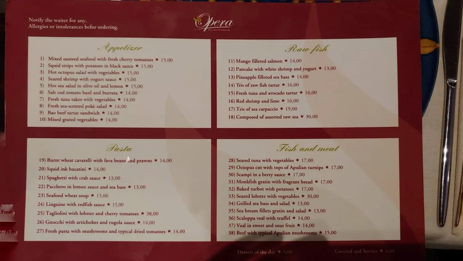 Menu 3