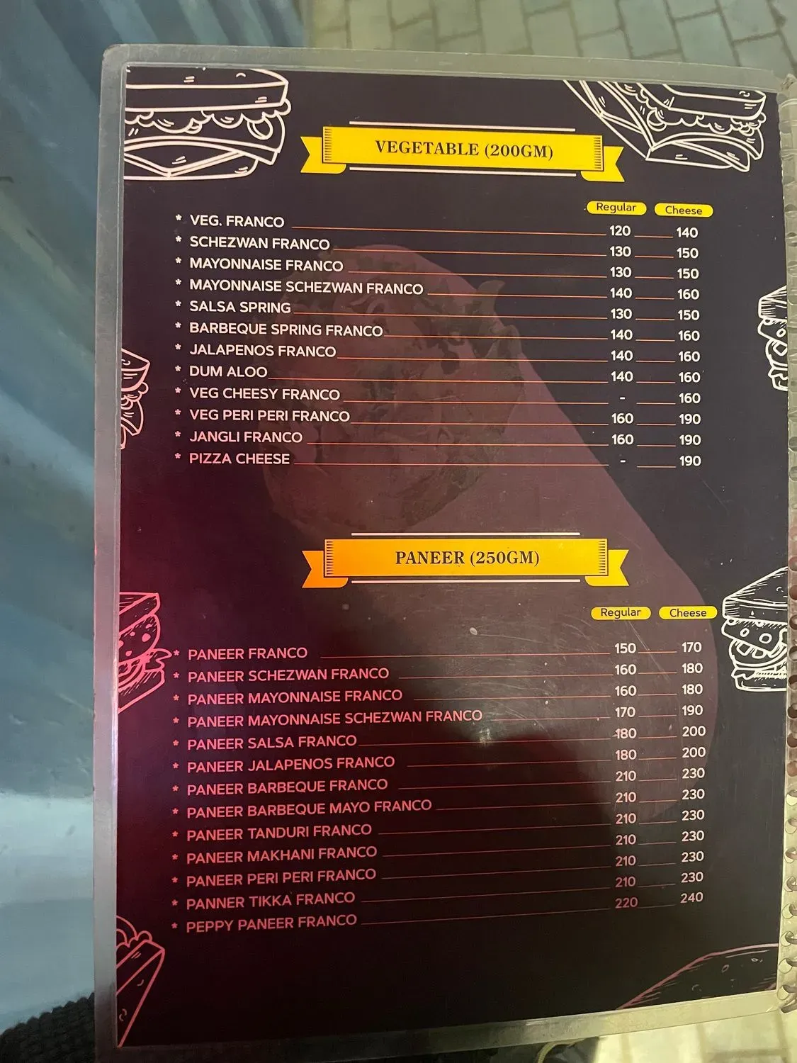 Menu 2