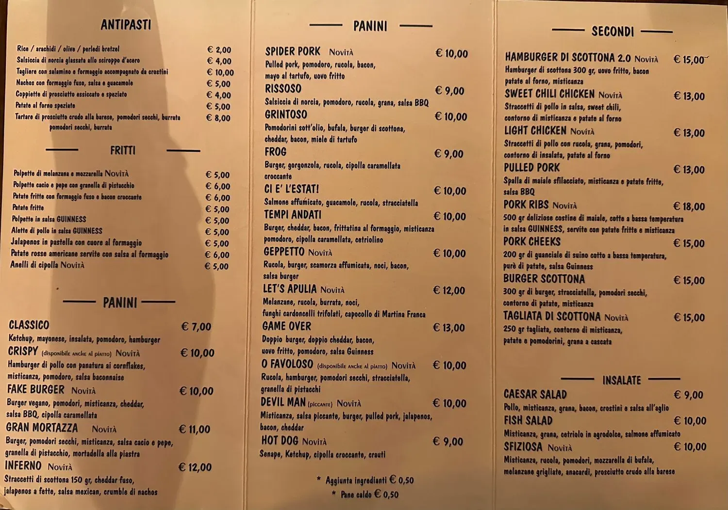 Menu 2