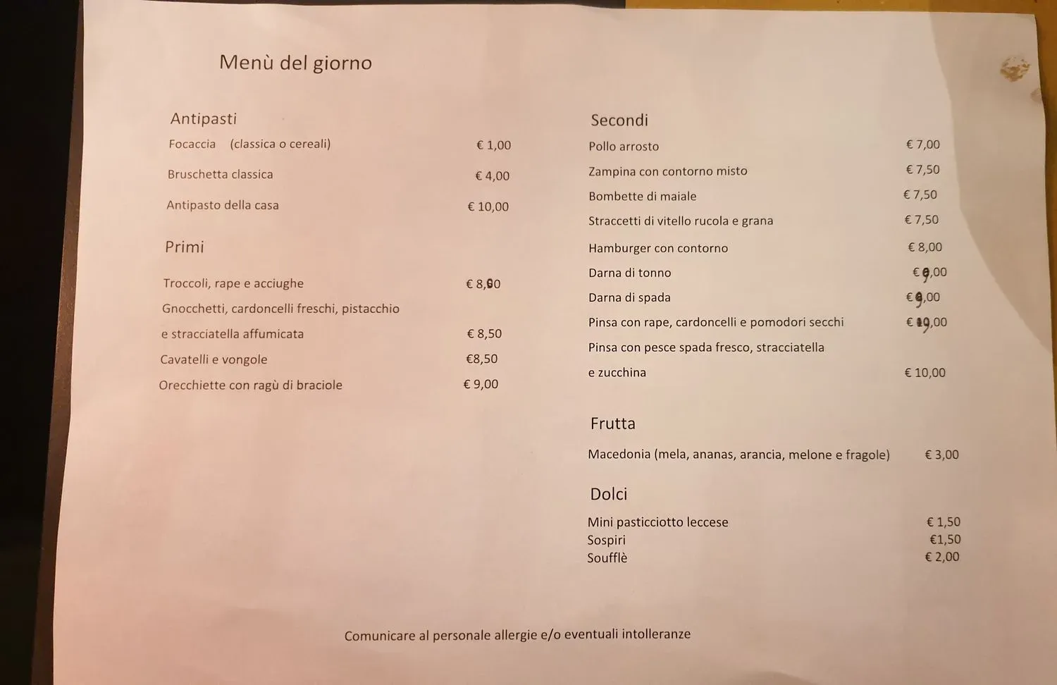 Menu 2