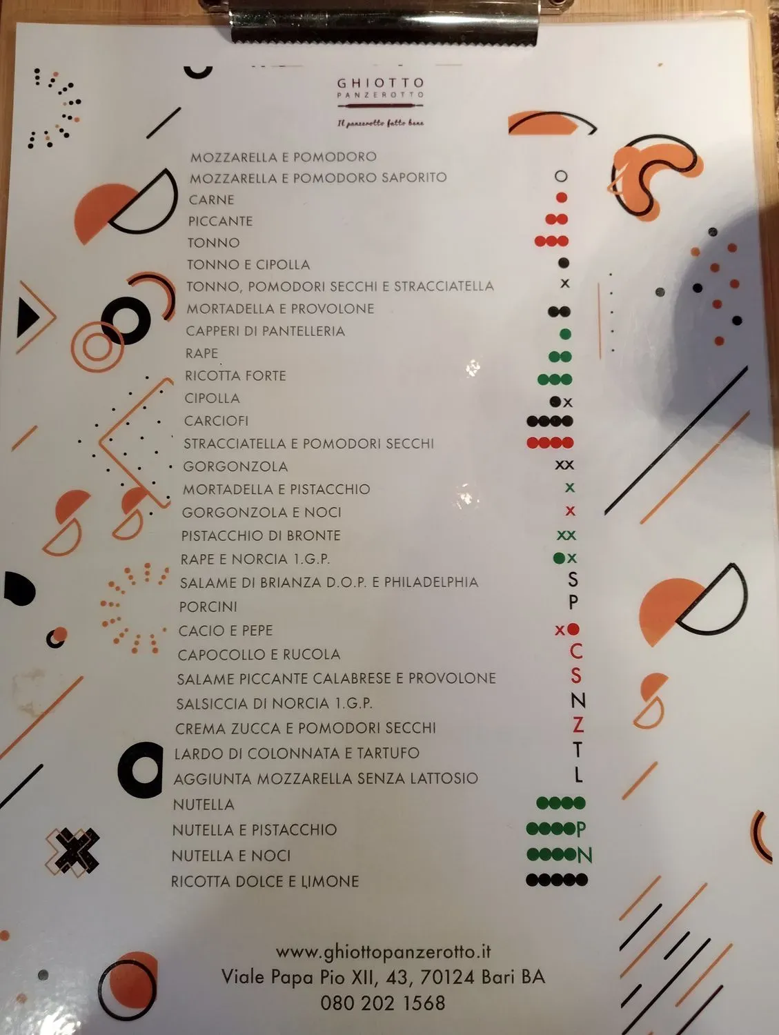 Menu 3