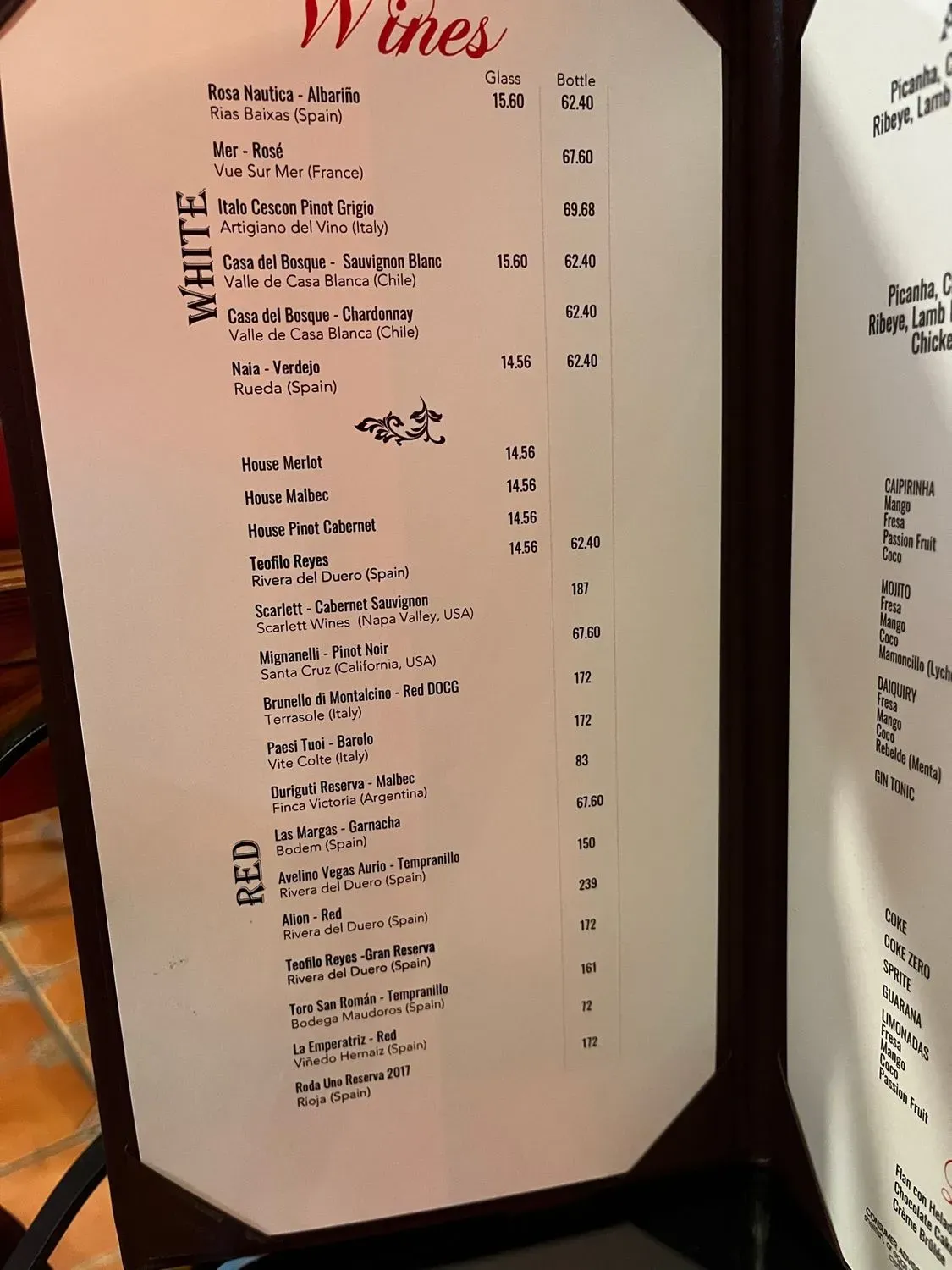 Menu 6