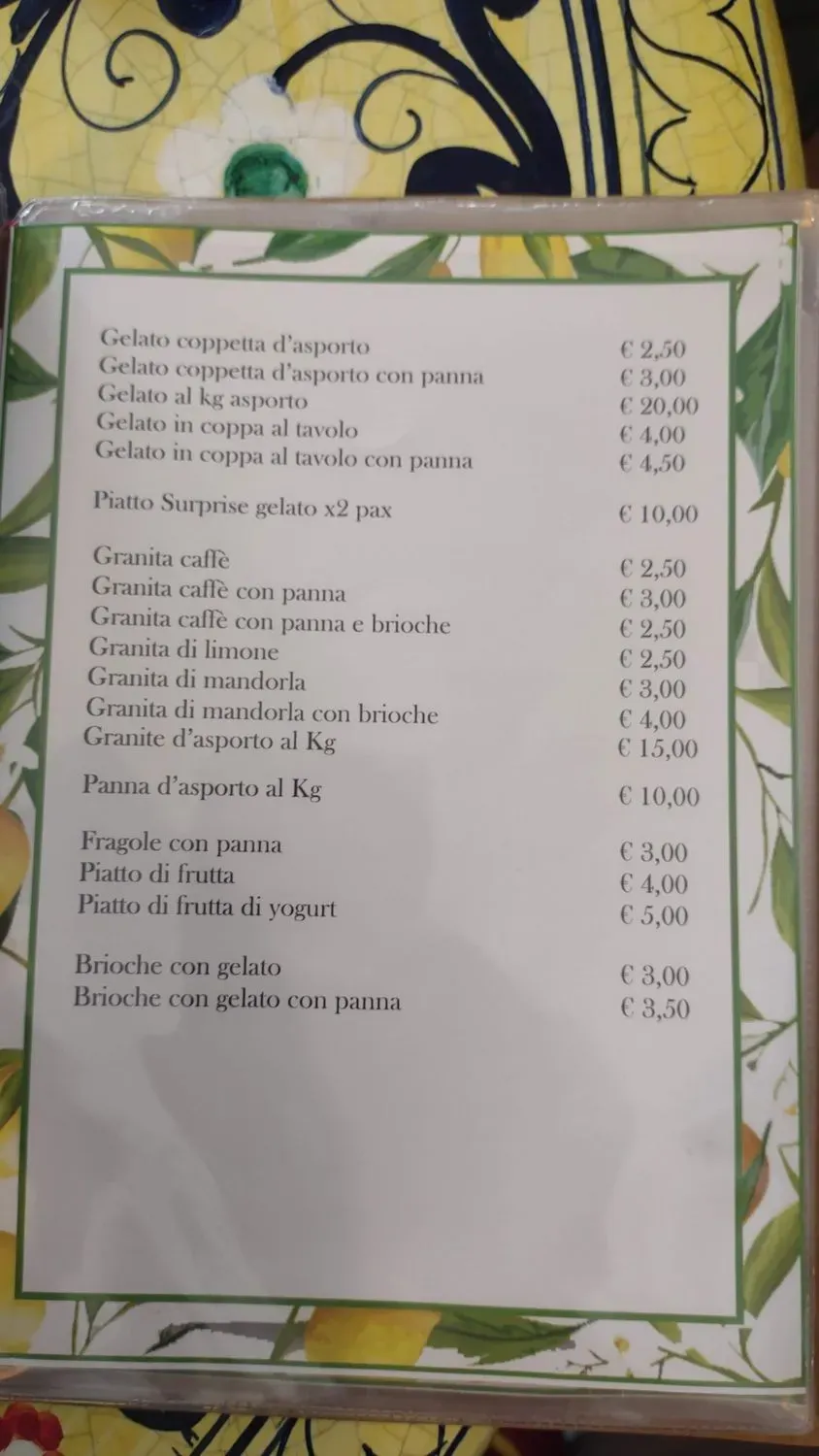 Menu 3